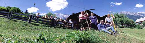 Farmers on the mountainside