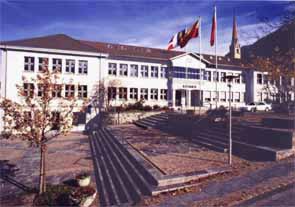 The Rathaus or town hall in Schaan
